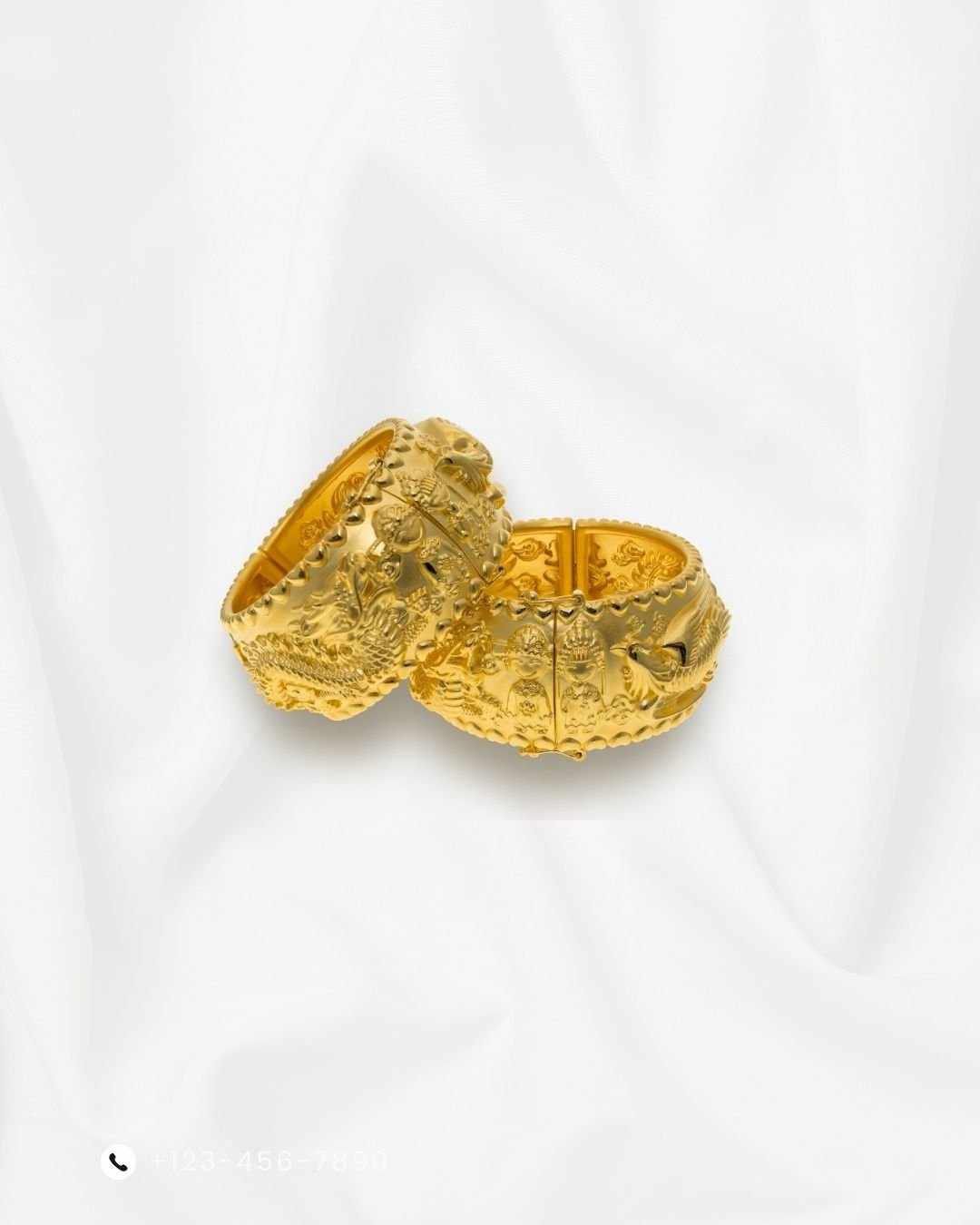 Home gold and white modern gold loan services instagram post